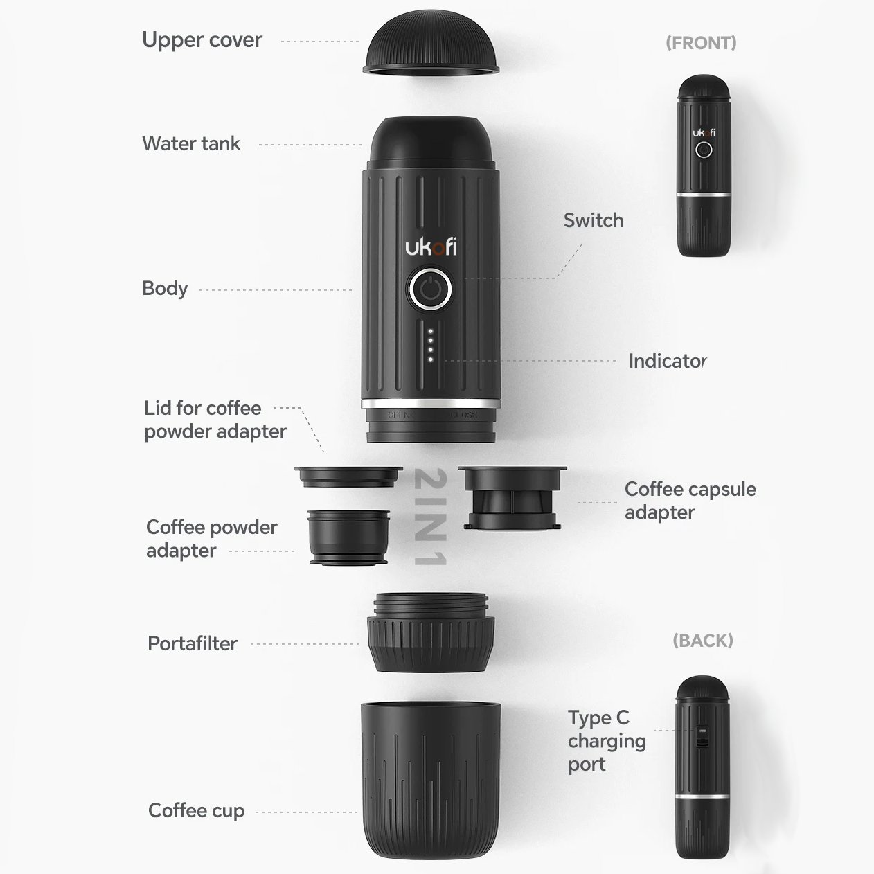 Mowgli - portable coffee maker